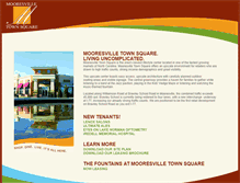 Tablet Screenshot of mooresvilletownsquare.com